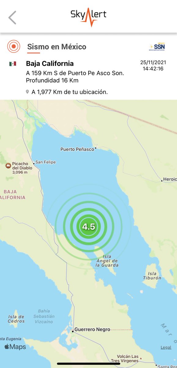 SkyAlertMx's tweet photo. Durante este jueves se ha registrado una secuencia de sismos con magnitudes desde 4.0 a 4.5 con epicentros en el Mar de Cortés. 

Esta secuencia comenzó a inicios de noviembre. 4 de estos sismos fueron de 4.5, hasta ahora los de magnitud más grande. https://t.co/DP4UmmneWJ