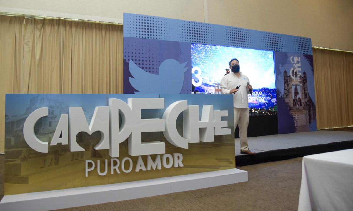 oliverpachecoMX's tweet photo. Capacita @Twitter a personal de comunicación gubernamental en #Campeche
Imparten el curso #AbcDeTwitter en el que se incluyó el taller #TurismoEnTwitter.
Presiden evento el titular de @UCSCampeche Walther Patrón y de @SECTURCampeche @mauarceo https://t.co/Ufvog3nl7g