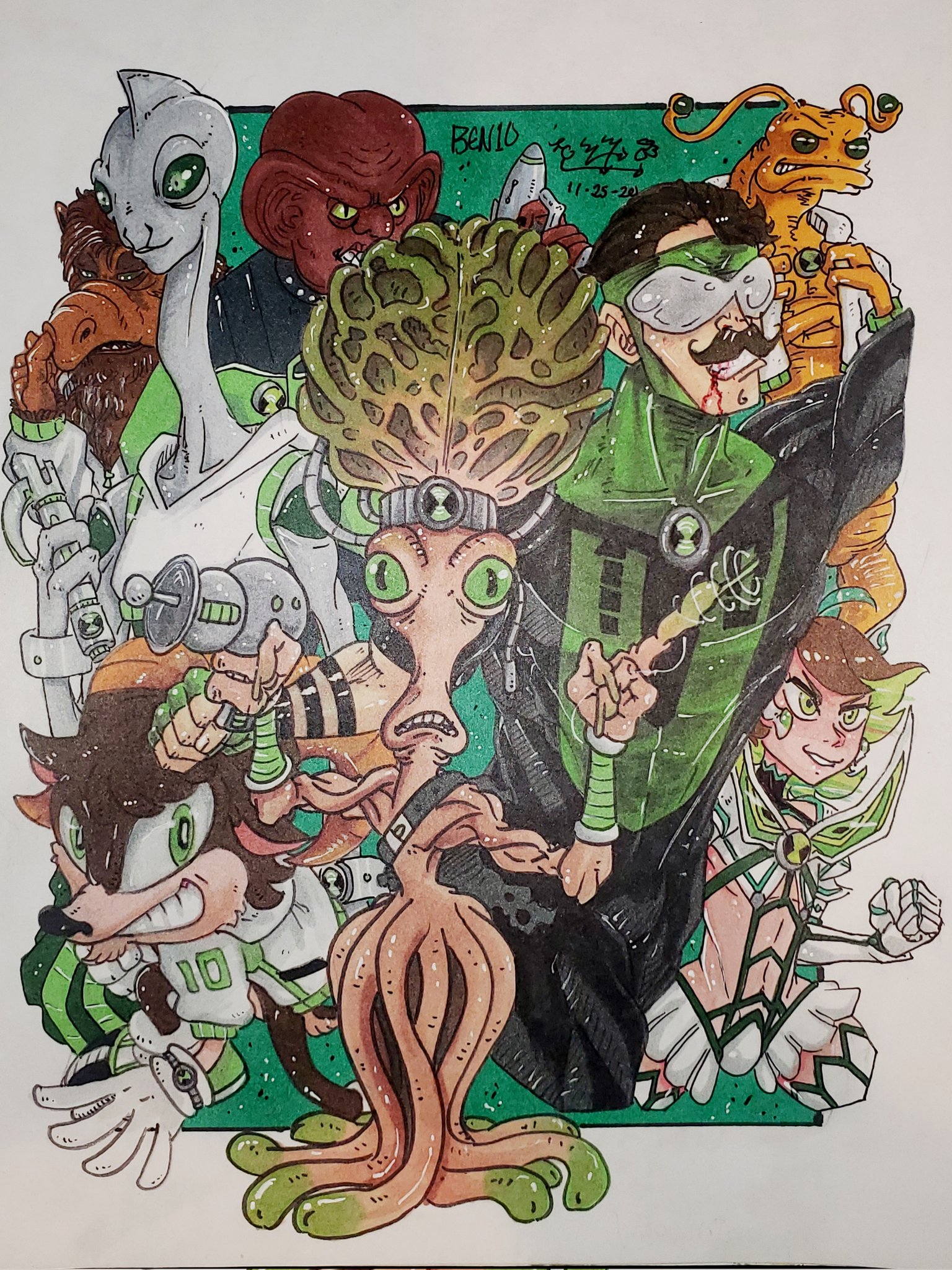 King Of Crows Ben 10 Star Wars Kaminoen Star Trek Ferengi Invincible Viltrumitr Men In Black Worms Alf Alf Digimon Vademon Sonic Ram Cuz