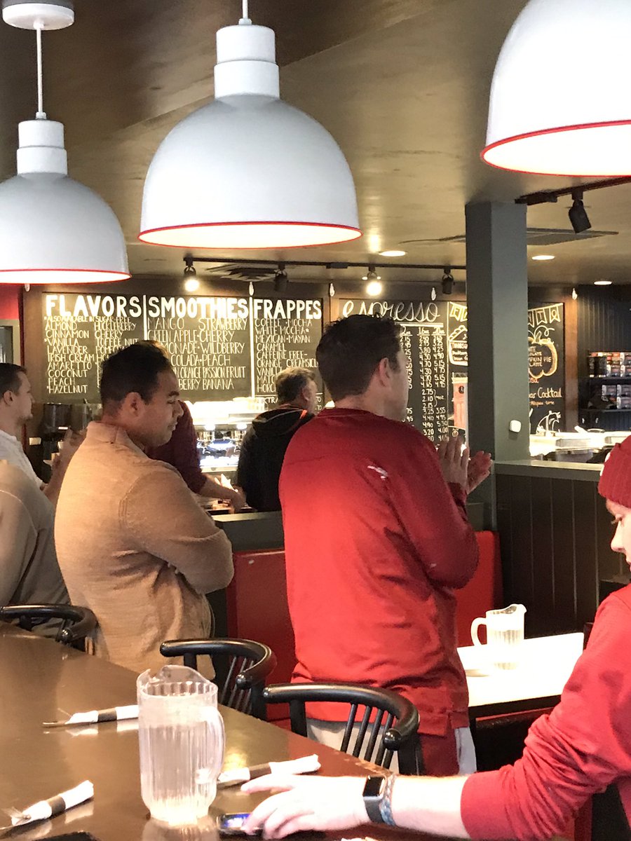 A great Cougar Thanksgiving! Got to send off the WSU football team with a hardy breakfast this morning as they left for Seattle to beat the Huskies. Then had a casual Thanksgiving dinner with Coach Smith and the WSU Men’s Basketball Team. HAPPY THANKSGIVING TO ALL and GO COUGS!