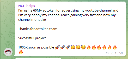 Impression_io's tweet photo. Feedback from users： Getting more traffic and attention through the #ADToken advertising platform😎

#ADToken is a token powering online advertisement that can boost your impressions in #YouTube,#Facebook,#blogspot,#onlinestore,#DApps, and more! Simple and fast❗️

👉RT+LIKE https://t.co/7C3l0w4RN3