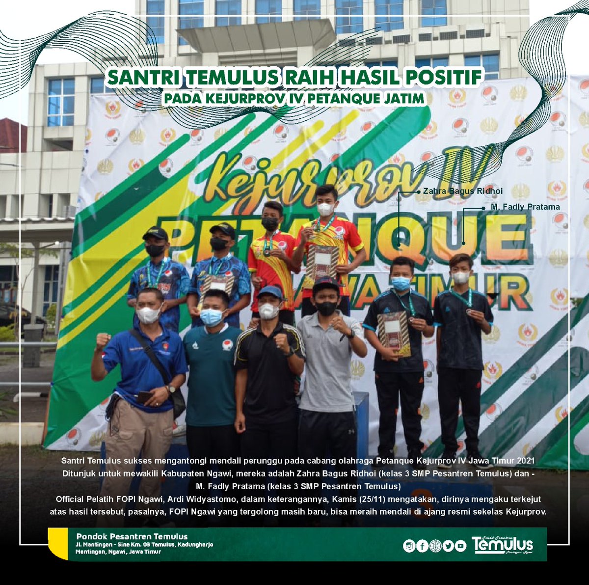 Ponpes_Temulus's tweet photo. #santri #santri_temulus #pesantren_temulus #fopi #petanque https://t.co/7tMhYHS4Xt
