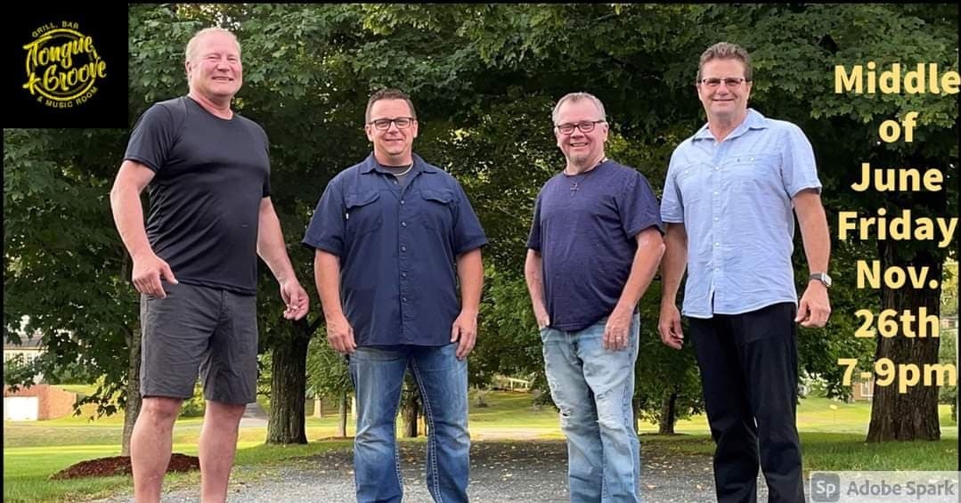 Join us this Friday night for live music by The Middle of June! 

This is a high energy fun professional band from Fredericton New Brunswick, Canada. All seasoned musicians playing Country, Rock, Blues and Bluegrass.
#music #supportlocal #barandgril #destinationnb #explorenb