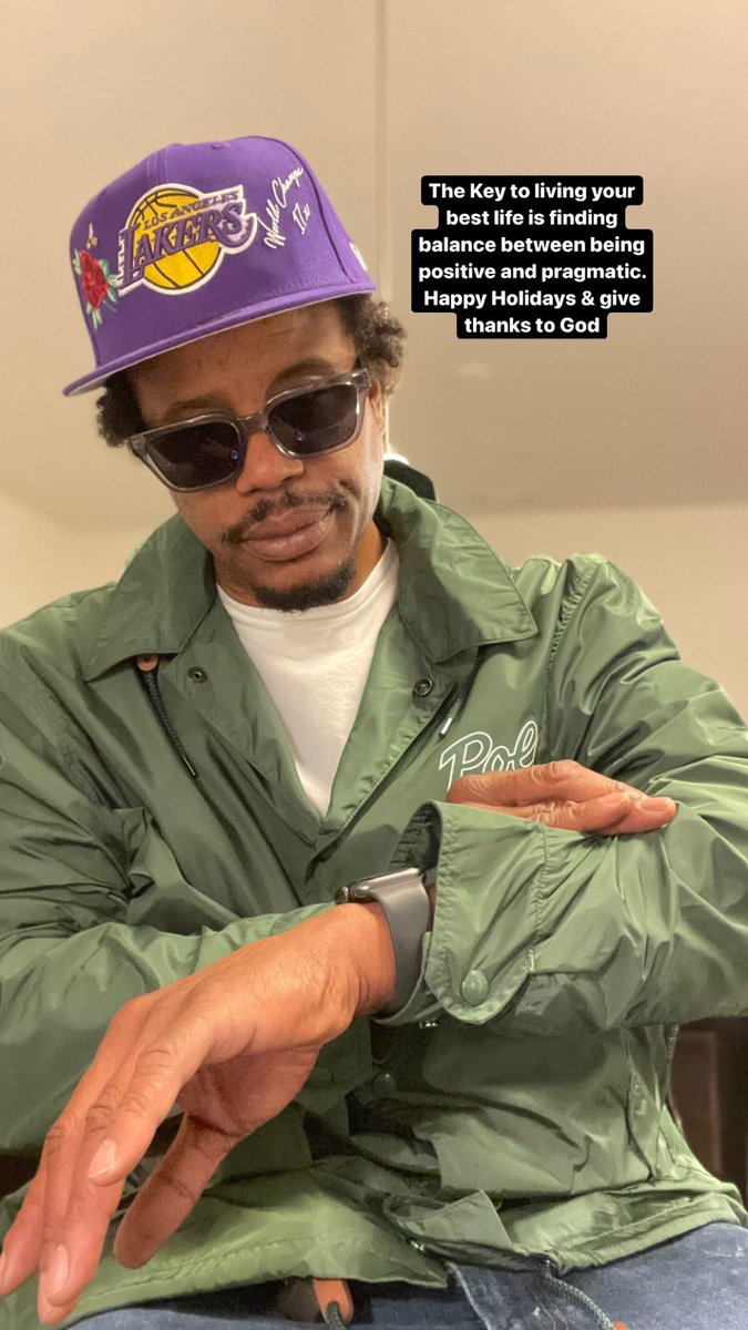 ThaFast1's tweet image. The Key to living your best life is finding balance between being positive and pragmatic. Happy Holidays &amp;amp; give thanks to God #losangeles #lakers #polo #jacket #gucci #applewatch #feadycrocka