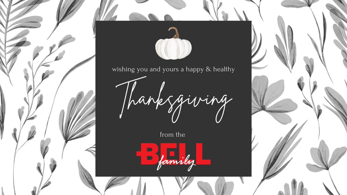 BELLConstCo's tweet photo. Happy #Thanksgiving from all of us at #BELLConstruction https://t.co/qjZ9pX0RKW