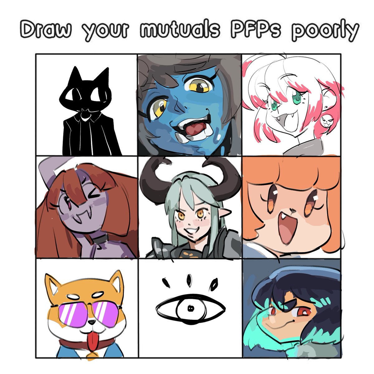 a lot of these aren't poorly drawn, heck
I tried too hard 