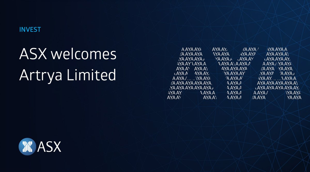 ASX's tweet photo. ASX welcomes Artrya Limited. Congratulations on your listing and we wish you every success in the future! https://t.co/DujTBAEAch #ListASX #ipowithASX @Artrya1 #IPO https://t.co/eDGd0cLb63