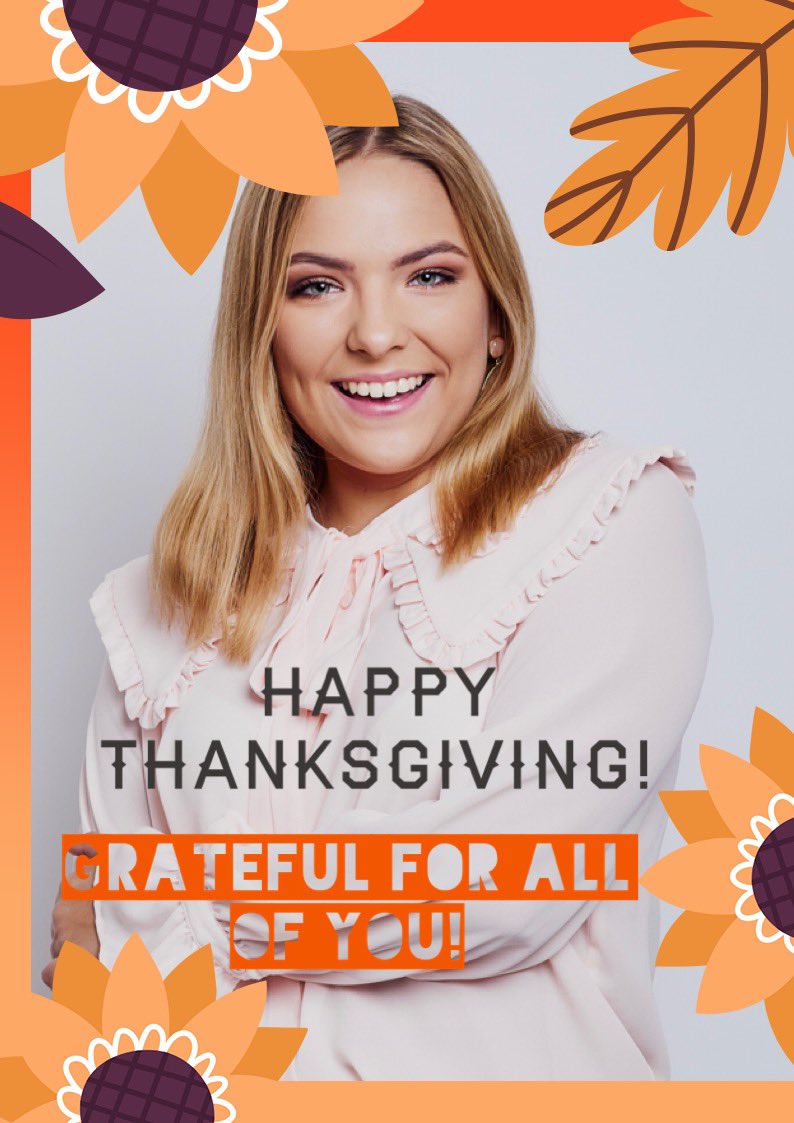 Happy Thanksgiving!
So grateful for having you all in my life ❤️
Wishing you all a very happy and blessed holiday 🍁 #Thanksgiving