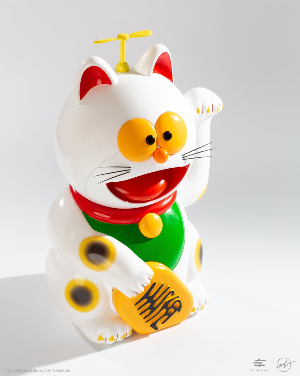 streamsart's tweet photo. Doreakoは喜びと幸運を伝え、困難な年を乗り越え、希望を持って新年を迎えるという使命を持って生まれました。 
スペインのアーティストMoisés Menéndezデザイン
STREAMSプロデュース
世界限定499個
材質:ビニール/ PVC
高さ:約30cm
出荷予定日:2021第3四半期
#streams #arttoy #sofvi #ソフビ #vinyl https://t.co/O8zkVKWdMy