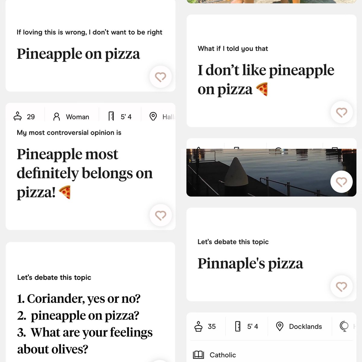 LeastHesFunny_'s tweet photo. Hinge is a hellscape 🍍 #DatingAppLife https://t.co/hblb3dB2y6
