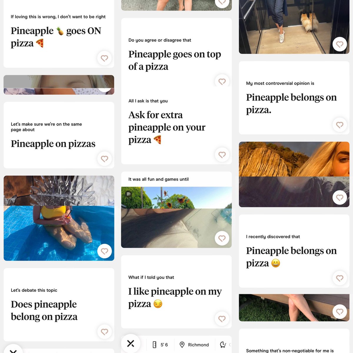 LeastHesFunny_'s tweet photo. Hinge is a hellscape 🍍 #DatingAppLife https://t.co/hblb3dB2y6