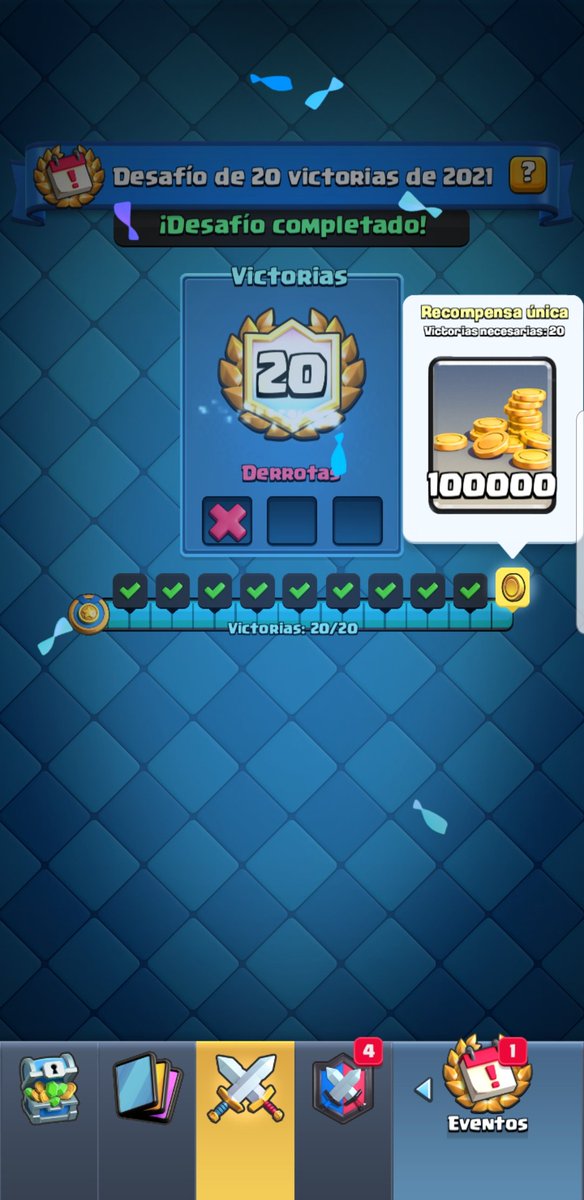 Let's go otro 20 win 🇵🇷 mi 4to CRL badge ya que el otro no está 😁🔥🔥 gracias por el apoyo 🔁 y ❤