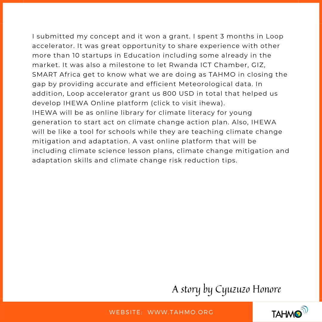 Read this amazing story of how our School2School Initiative Inspired <a href="/CyuzuzoHonore/">Cyuzuzo_Honore</a>.
