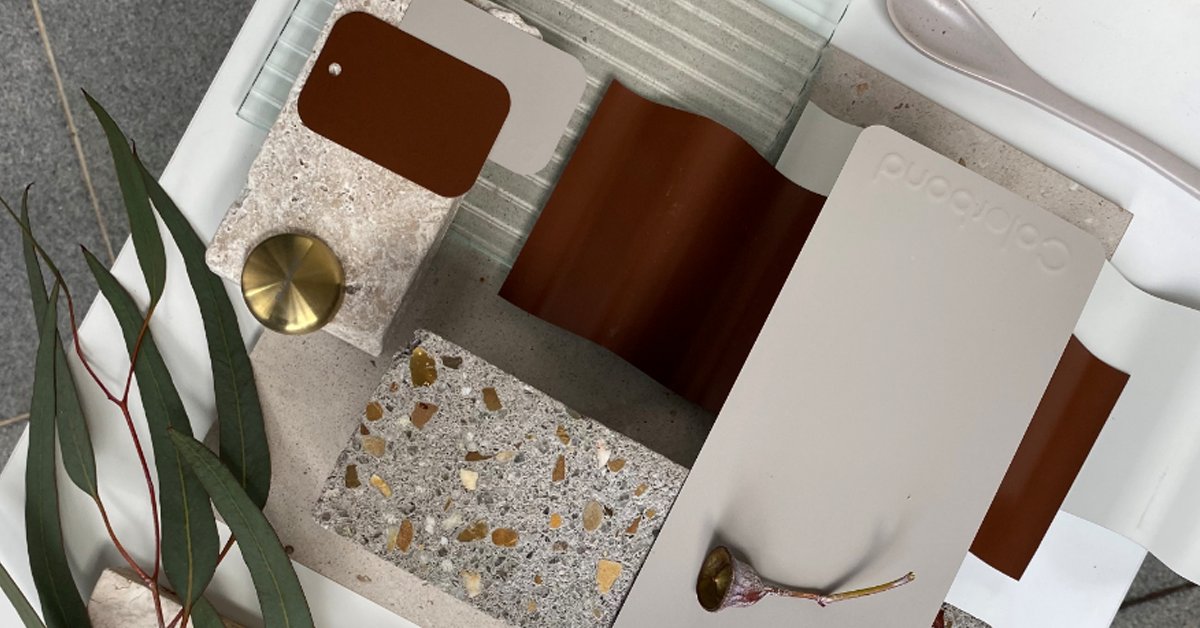 COLORBONDsteel's tweet photo. This stunning #Flatlay by Abbie O’Connor, interior designer and electrical consultant at Henley Homes uses #COLORBONDsteel #Terrain, #DuneMatt and #Surfmist in a scallop-shell inspired palette and was a winner in our recent #Flatlaypromo.
#letstalkcolour #FlatlayFriday https://t.co/YbyDV90Wr1