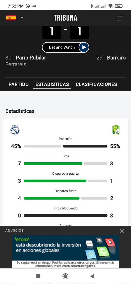 mcgleon's tweet photo. @medranoazteca solo para aclarar el comentario que hiciste a medio tiempo... Que Puebla tuvo mayor tiempo la pelota!!! 🤔 https://t.co/znsxWzoPHN