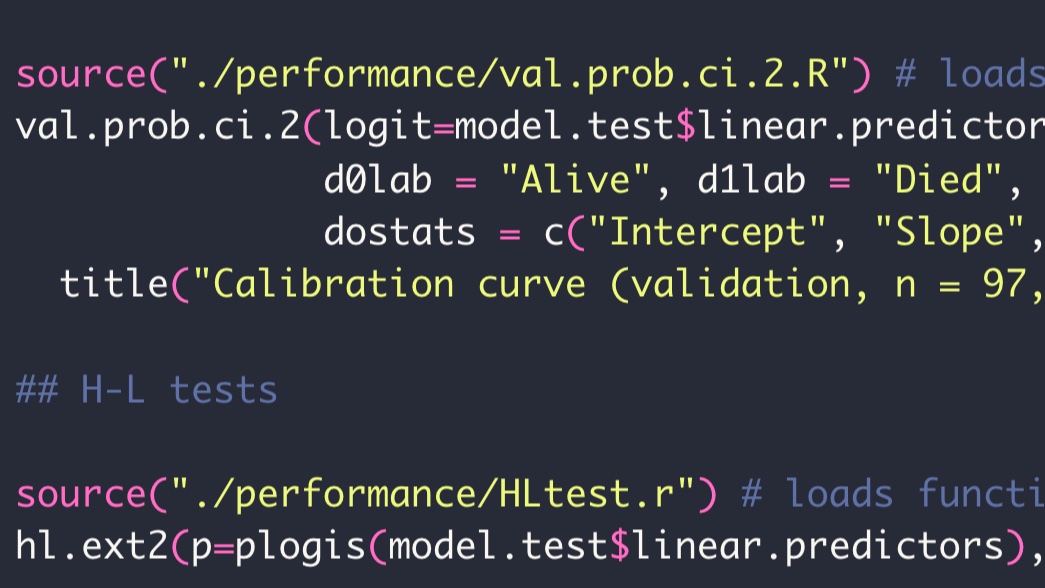 JenReilly78's tweet photo. Anaesthesiologist seeks help to debug single line of code using https://t.co/OimwkGlXFv.2 to apply re-estimated model to test data set. Desperately trying to complete my analysis and only one line of code to go! 
@f2harrell @ESteyerberg @dhillon_stats @rstudiotips @rstudio https://t.co/215fAO1MDV