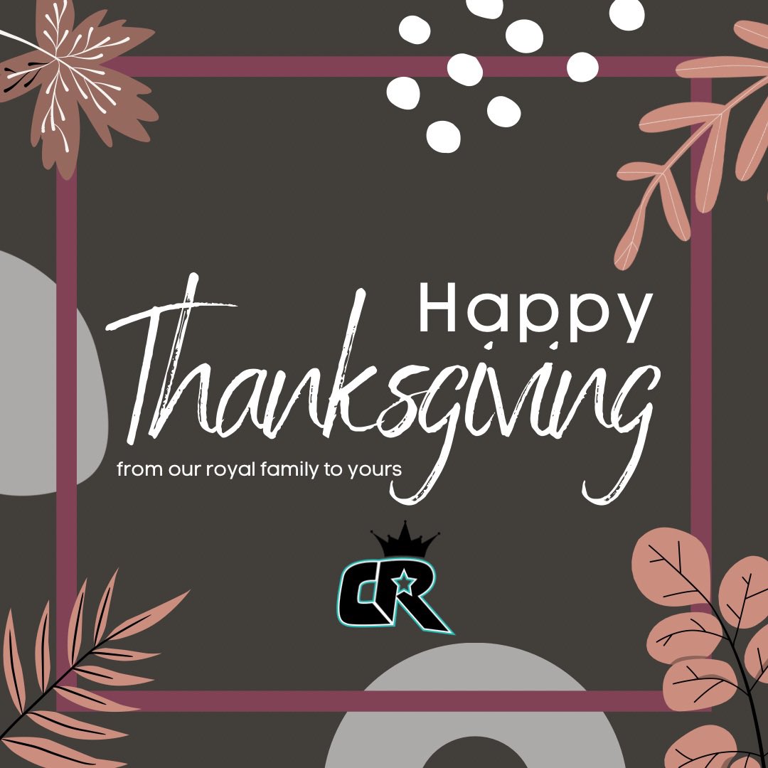 Cheerletics's tweet photo. Happy Thanksgiving to our Royal Family 🦃🍂🤎  May you have a happy &amp; healthy holiday with family &amp; friends 👑 https://t.co/Ks01dKB1I0