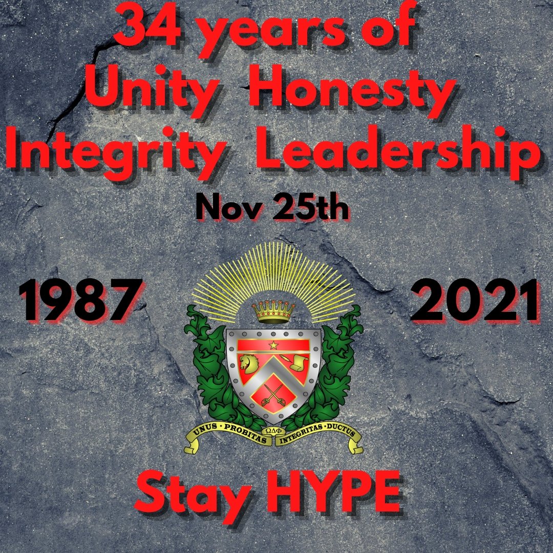 Ayyyy its FOUNDERS' DAY
34 years TOO HYPE! #ODPhifollowtrain