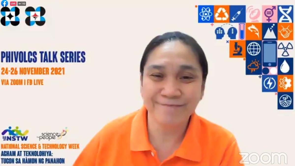 phivolcs_dost's tweet photo. HAPPENING NOW: PHIVOLCS Talk Series on Practical tools on Hazards Assessment for Individual and Family Preparedness with Mr. Hanz Alejandria, Science Research Specialist II
📺https://t.co/UVAH2Ewown
#FreeWebinarSeries #2021NSTW #ScienceForThePeople #HandaAngMayAlam https://t.co/WRxzeEjptI