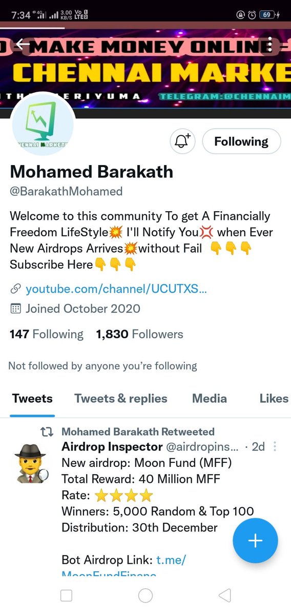 Cryptok72076351's tweet photo. @BarakathMohamed Task Done
Waiting for Airdrop Cliam https://t.co/nzvjX96th2