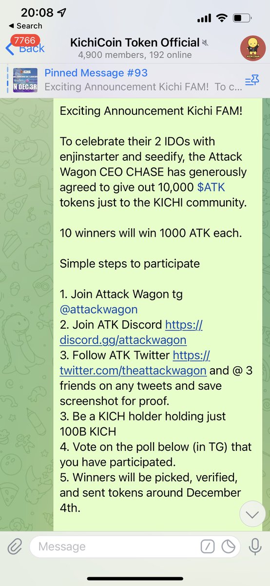 KichiCoin tweet media