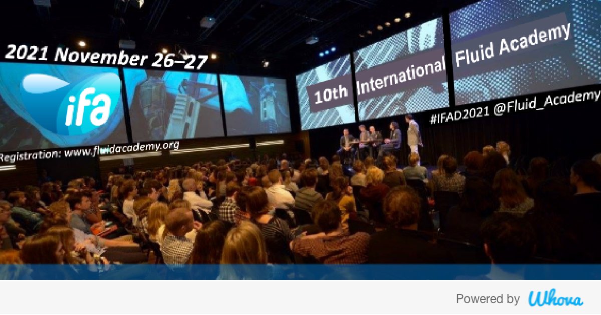 BiancaMorosanu2's tweet photo. Hi! I'm attending 10th International Fluid Academy Days (IFAD2021) NOV 26-27 #IFAD2021. Let's start connecting with each other now. @Fluid_Academy - via Whova event app https://t.co/9dN1cdtmlI https://t.co/KQZ36t7vgO