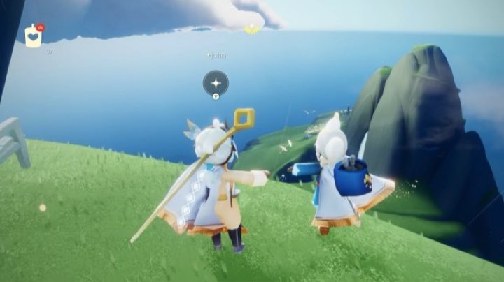 JohnErbacher's tweet photo. @thatskygame #thatskygame Playing Sky: Children of the Light with my best friend @julshsu is the highlight of my day! I love collecting and spending candles and hearts! https://t.co/ZPrMIJda46