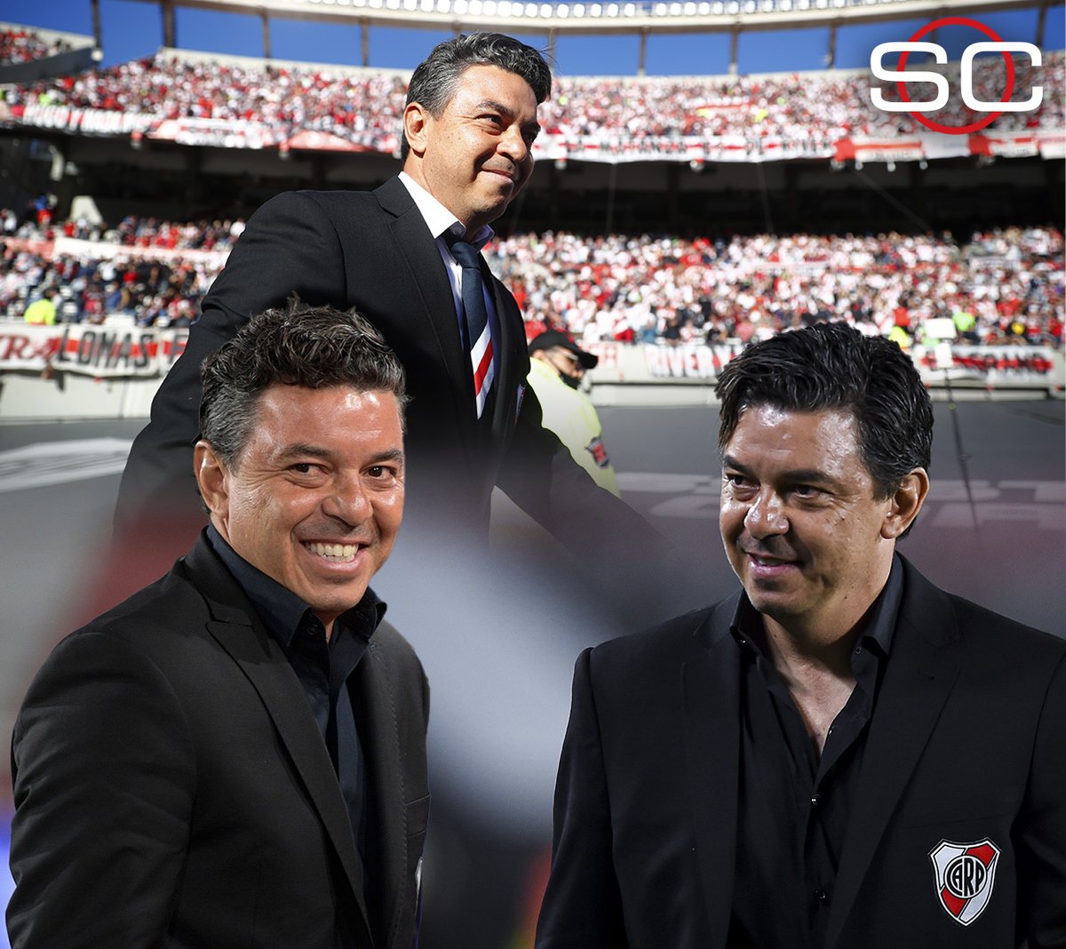 SC_ESPN's tweet photo. ¡Dale RT si creés que Marcelo Daniel Gallardo es el entrenador MÁS IMPORTANTE de la historia de River! https://t.co/6JoyUkXr2L