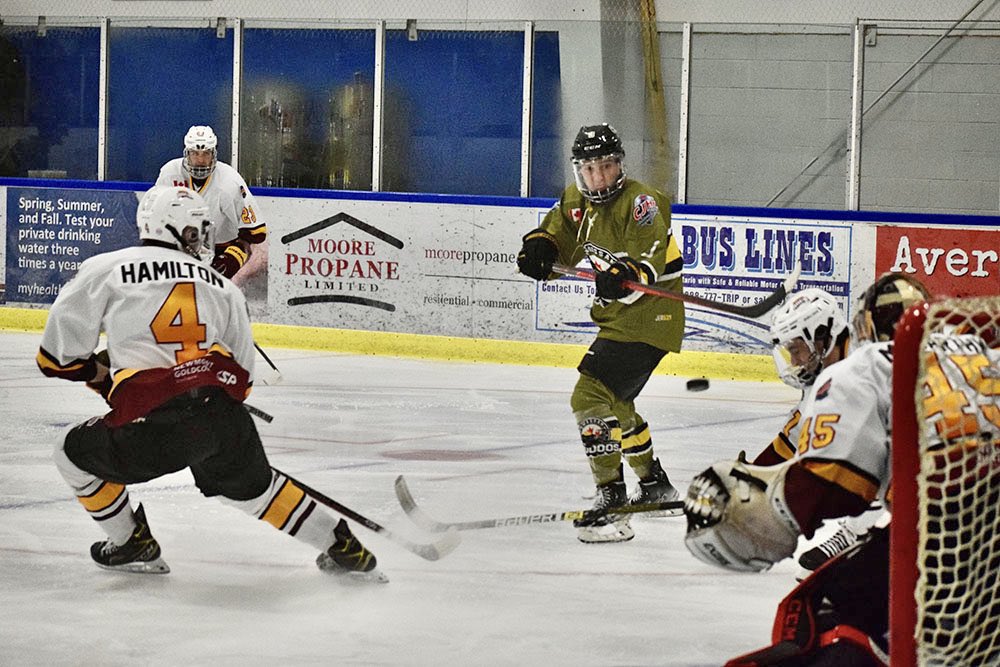 VoodoosNOJHL's tweet photo. GAME OVER! | Alex Bugeja was magnificent, Mike Levin scored the only goal of the shootout and the Voodoos take the 2 points!

Voodoos 3 | Timmins 2 (F/SO)

#FindAWay #POWvsTIM https://t.co/Ru8pfpFwaP