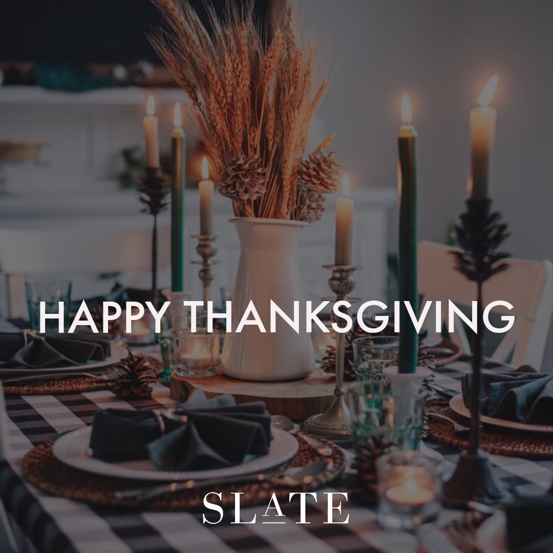 SlateProfRes's tweet photo. From all of us at Slate Professional, Happy Thanksgiving! 🦃

#slateprofessional #happythanksgiving #turkeyday #thanksgiving #thankful #staffing #recruiting #jobs #nowhiring #hiring #jobhunt #jobsearch https://t.co/bQB7BUoDiM