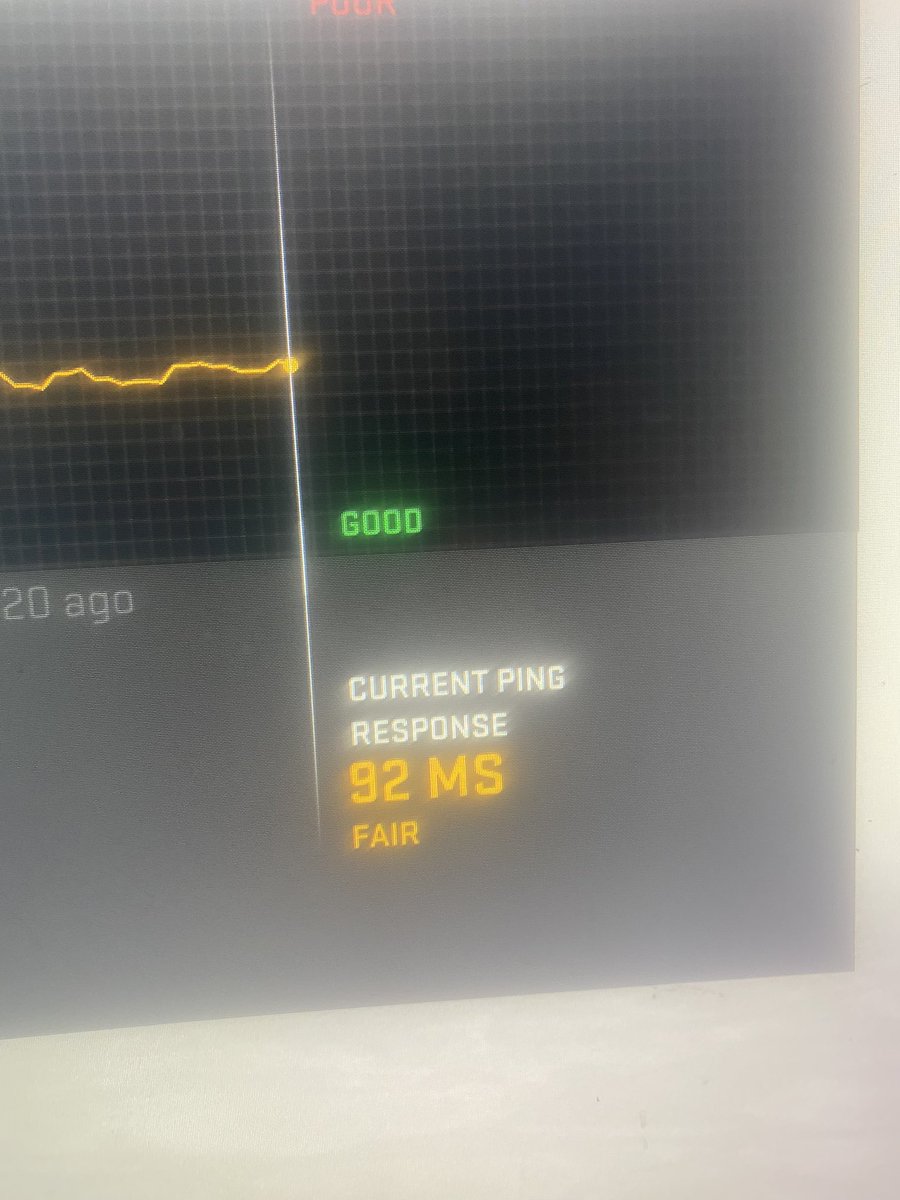 Arnold1597's tweet photo. @EASPORTSNHL How the Fck is this fair. This kids on 17 ping and I’m rocking 90. Who bunch of donkeys running this nhl game. I was at 60 before update now every game 90. Go back to peer to peer at least it’s fair Fck sakes https://t.co/WPNvw7vezf