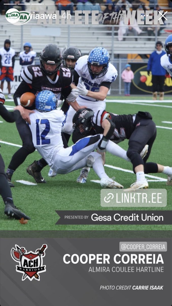 Congratulations Cooper Correia!
Well deserved!