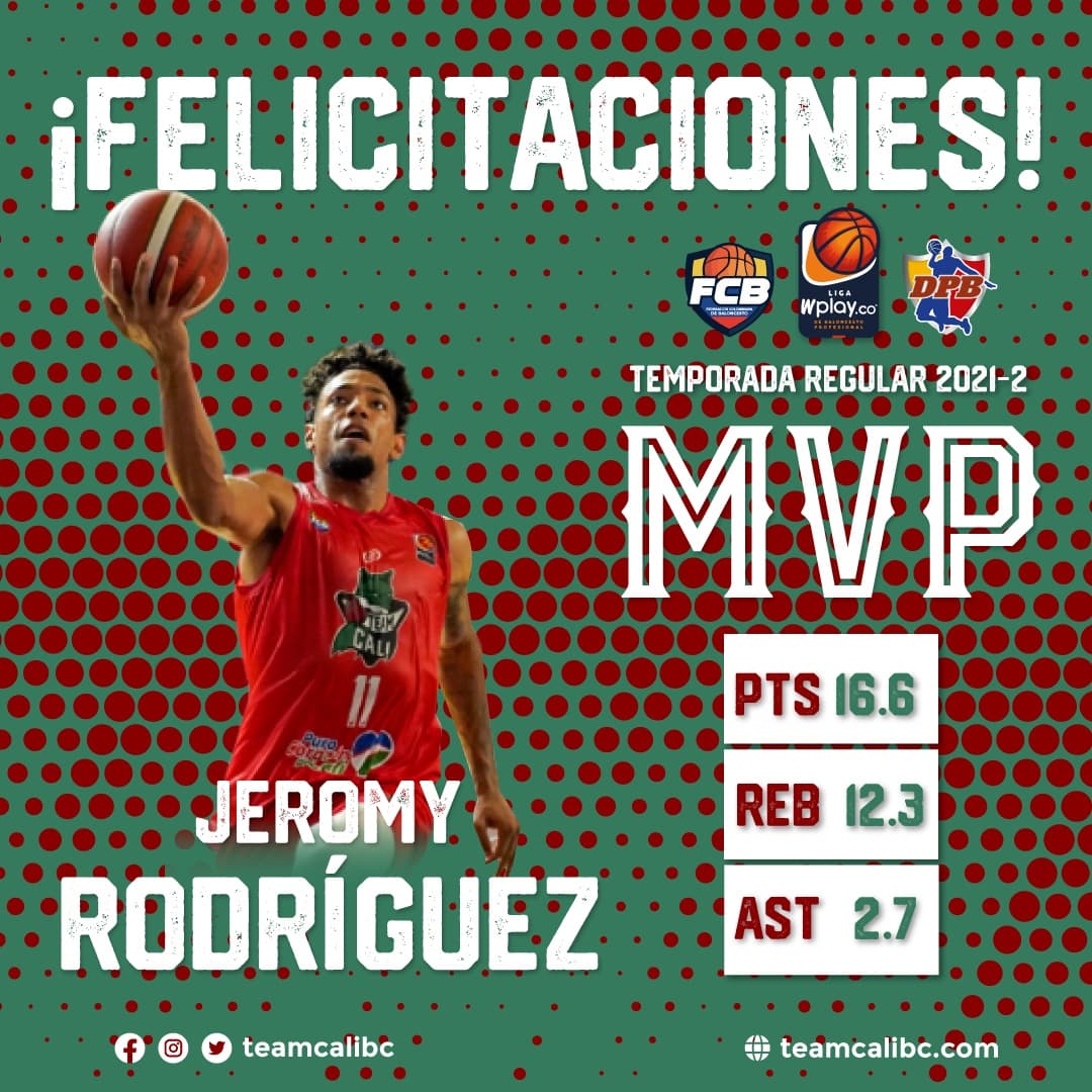 MVP de la Temporada Regular!
Felicitaciones Jeromy! Aceptaste el reto de venir desde República Dominicana 🇩🇴🇩🇴 y fuiste el más destacado de todo el torneo. Por tu buen juego en equipo, por ser el apoyo de tus compañeros y por darlo todo siempre en la cancha para ganar. CRACK!