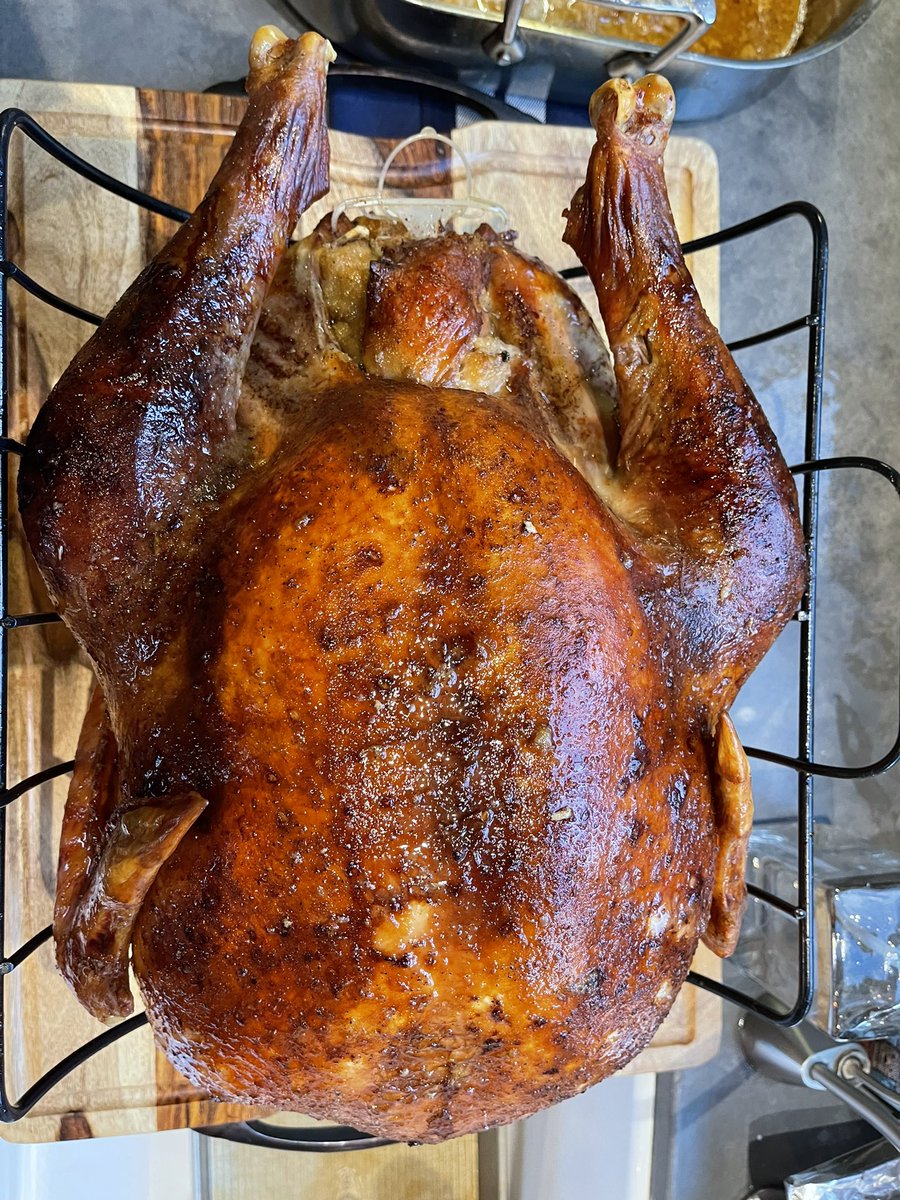 jmanuele's tweet photo. We cooked this bird and were able to sell it before eating it , making a $47,678 profit. Take that greedy chicken people. #bigturkey https://t.co/Hmy1b8FuDj