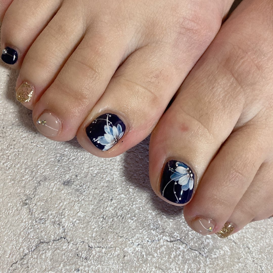 秋のフットネイル Twitter Search Twitter