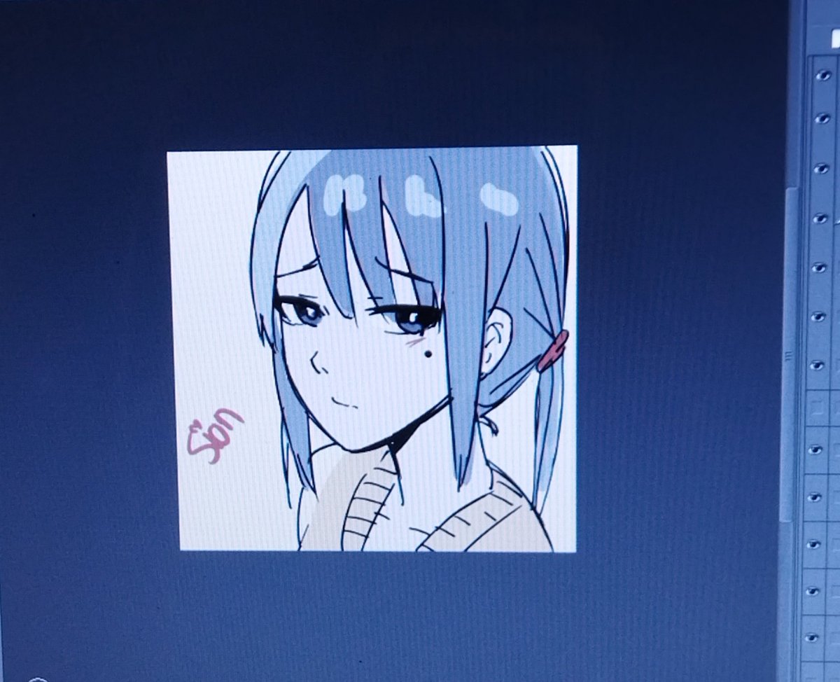 SionN27's tweet photo. Doodle At a busy time. 

#art #drawing #rkgk
#illustration #cute #animegirl https://t.co/XHf4Ryr4wE