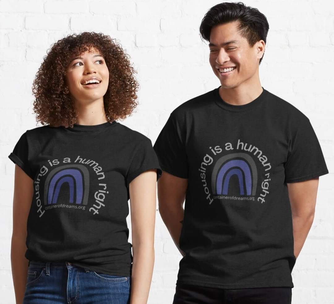 Containerdreams's tweet image. Buy a T-shirt to help us build #tinyhouses for the disadvantaged- go to Containerdreams.redbubble.com to support us
#containerofdreams #housingisahumanright #tinyhouse #tinyhousecharity #tinyhousetshirt #bethechange