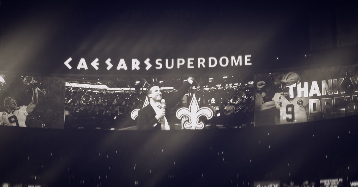 tyscheuermann's tweet photo. New Orleans is a better place because Drew Brees was in our number. There’s no doubt about it. #ThanksDrew ⚜️ https://t.co/JOqXCrNtK5