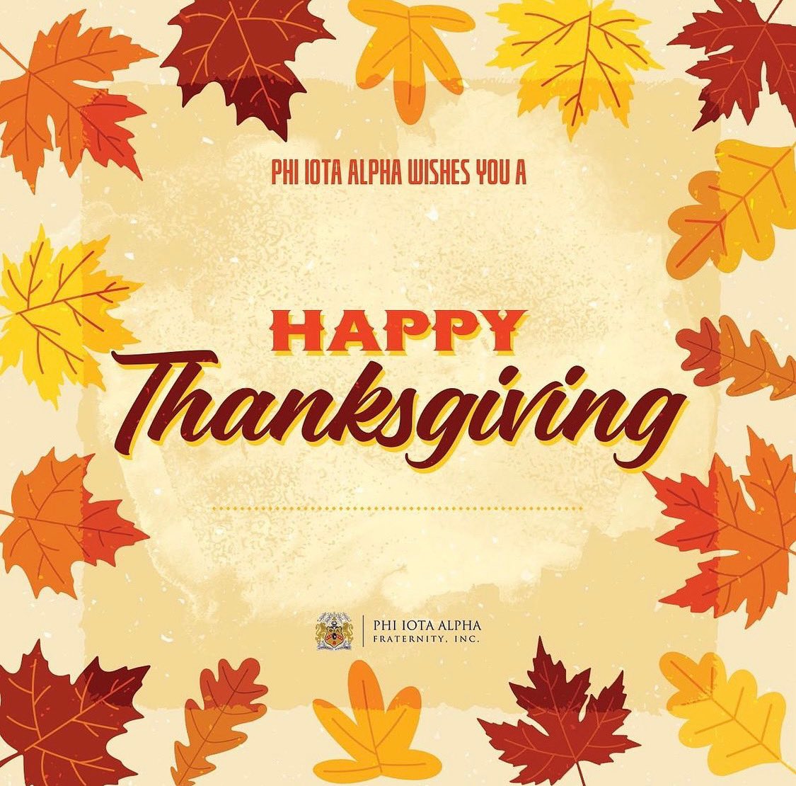 TxstPhiA's tweet photo. On behalf of the Alpha Omicron Chapter of Phi Iota Alpha, from our family to yours, we wish everyone a Happy Thanksgiving! We give thanks to our family, friends, our hermanos, and our illustrious brotherhood! 🧡

#Thanksgiving #Brosgiving #SomosPhiotas https://t.co/LctqZqlbkm