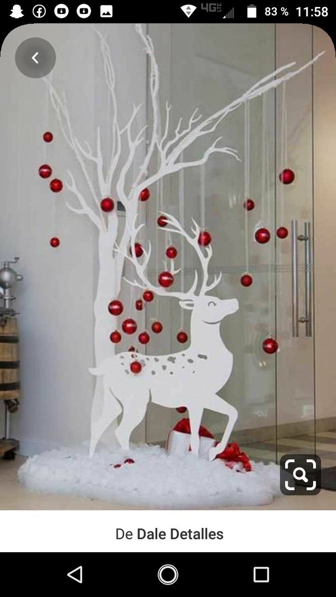 _wmel's tweet image. Vi está idea en #Pinterest de navidad y me encantó. Quiero decorar mi reja como las cámaras de vigilancia de mi residencia 😎