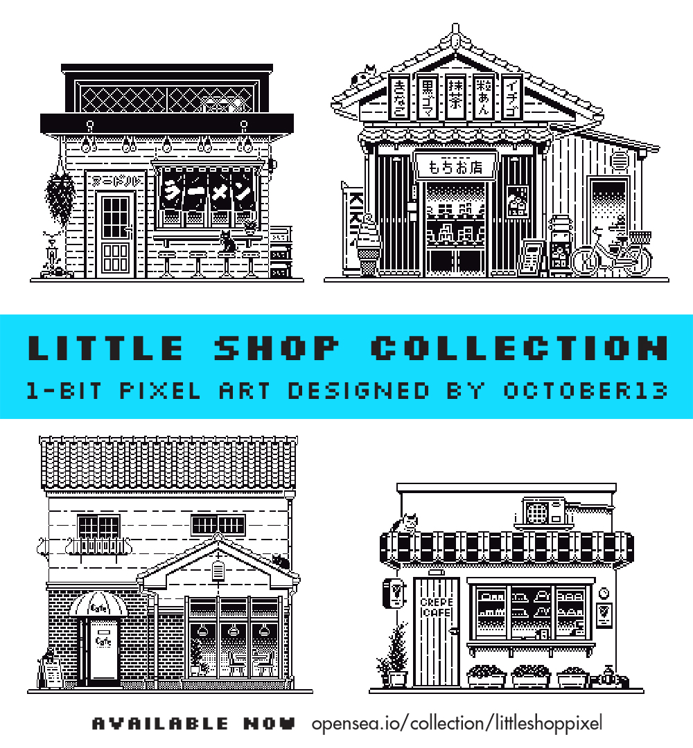 littleshoppixel's tweet photo. “Little Shop Collection”🍎
1-Bit Pixel Art
Available now on Opensea
https://t.co/ABrzsqfooS
ig: littleshoppixel
#NFT #opensea #ThaiNFT #nftcollector #NFTartists #NFTcollection #NFTCommunity #NFTcollectibles #art #pixel #1bit #8bit #16bit #game #october13 #littleshoppixel https://t.co/aGAYTZOQMi