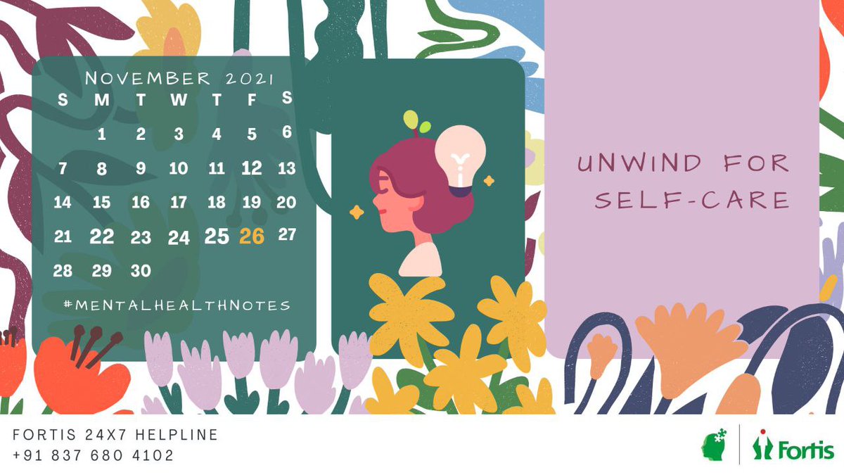 dr_samirparikh's tweet photo. Unwind at the end of the day, practice self-care #FridayFeeling

#Mentalhealth #notes #november
#mindspace 
@fortis_mhbs https://t.co/cx7GuOGjwB