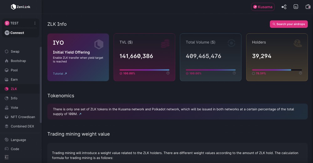 ZenlinkPro's tweet photo. TVL > $140M
Total Volume > $400M 🚀🚀🚀

Thanks to the incredible $ZLK community for achieving this milestone with us in less than a month since #ZenlinkDEX went live!

Just a beginning, we are still early!

#Zenlink #YieldFarming #Staking #Polkadot #DeFi #DEX #Moonriver #Bifrost https://t.co/mMXwIUNhRD
