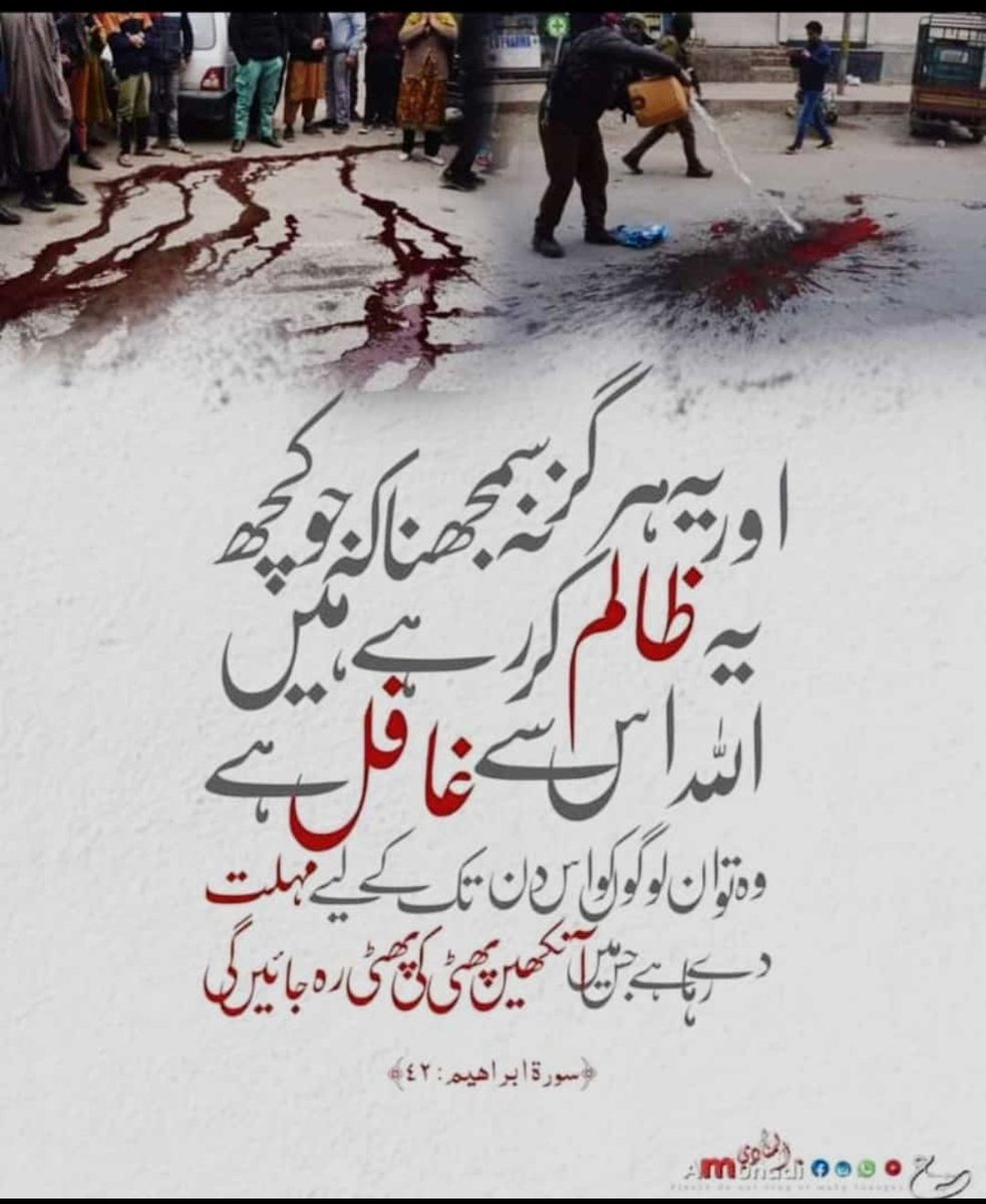 Dr__S_A's tweet photo. خوف کھائیں گے کیا موت سے 
لوگ جینے سے ڈرتے ہیں اب
بدل گئی رسمِ زندگی سنسار میں
کفن ساتھ لئے چلتے ہیں اب
#KashmiR https://t.co/ayenhJRFNW