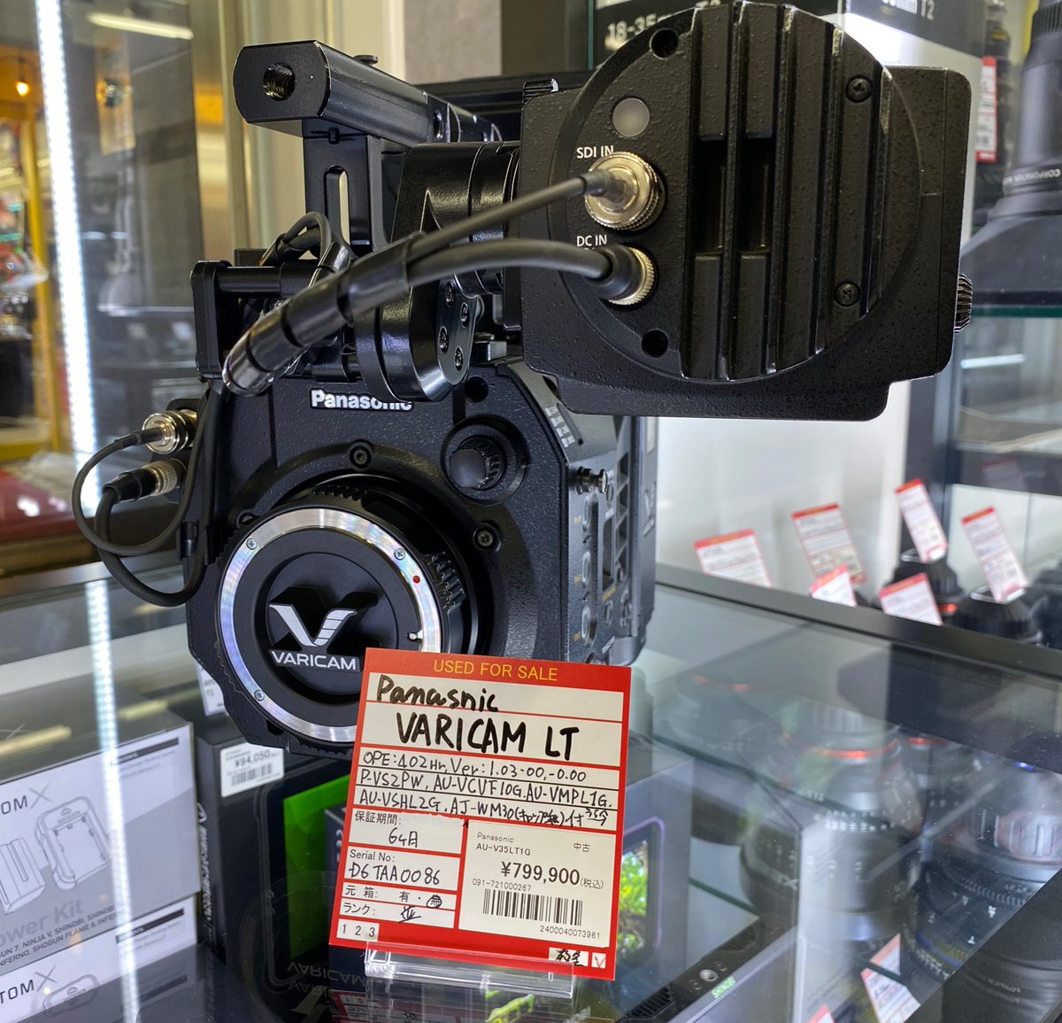 fujiyacamera_ht's tweet photo. 【動画館】中古のVARICAM LT入荷しました！

販売ページ↓
https://t.co/AFpp5BGOkB

#Panasonic #VARICAM #動画館 https://t.co/Op4j6VEBmy