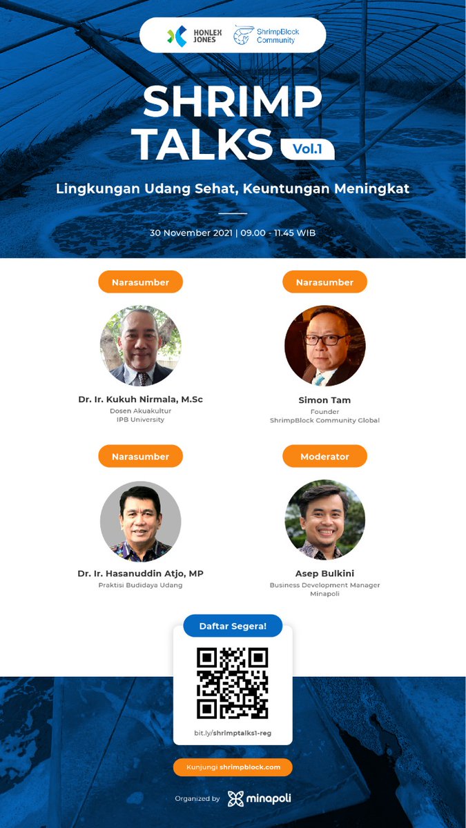 LifeSciencePro's tweet photo. Increasing profit doesn’t mean you have to compromise on maintaining environmental sustainability. Join Shrimp Talks Vol 1 Webinar &amp; find out how good water quality is beneficial not just for your shrimp, but also for Mother Earth 🦐🌏

Sign up now! https://t.co/xMy3uxEitS https://t.co/xGBS3NbmR5