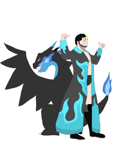 メガリザードンxのtwitterイラスト検索結果