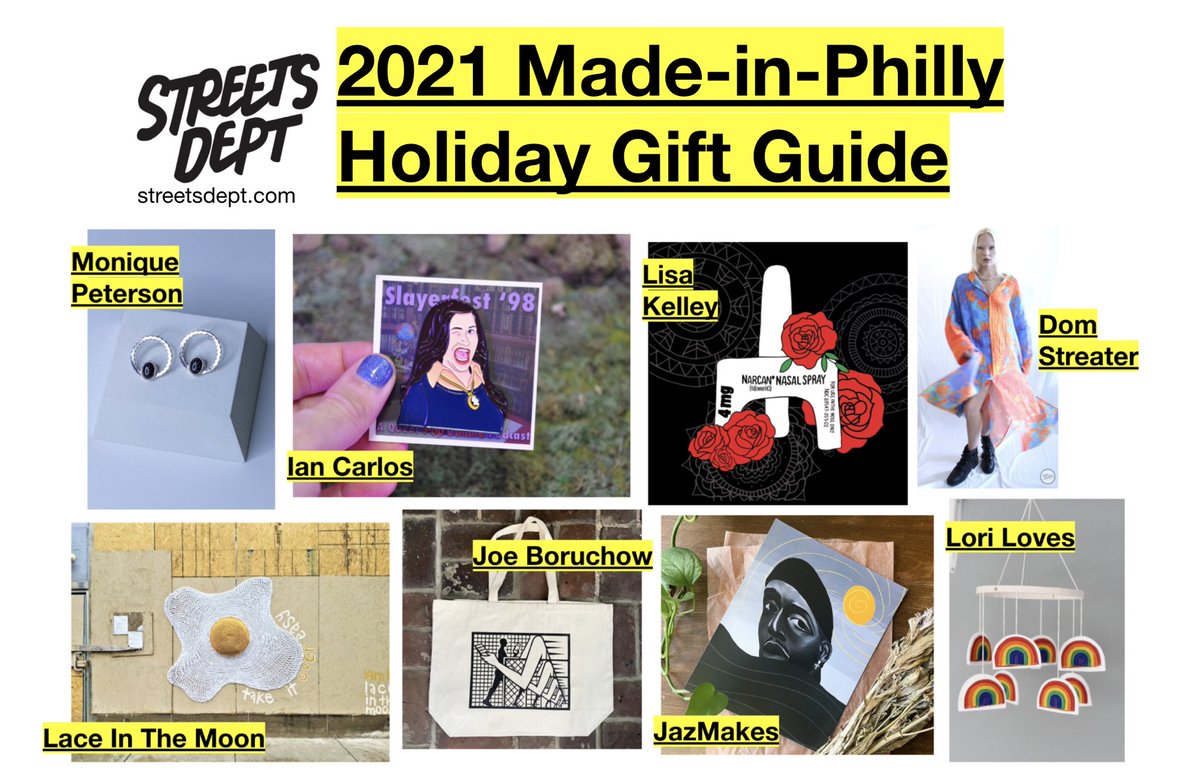 If you’re not shopping Philly this holiday season, I’m not sure what you’re even doing! 

Here’s some suggestions of local artists and shops you gotta check out this year: streetsdept.com/2021/11/25/str…