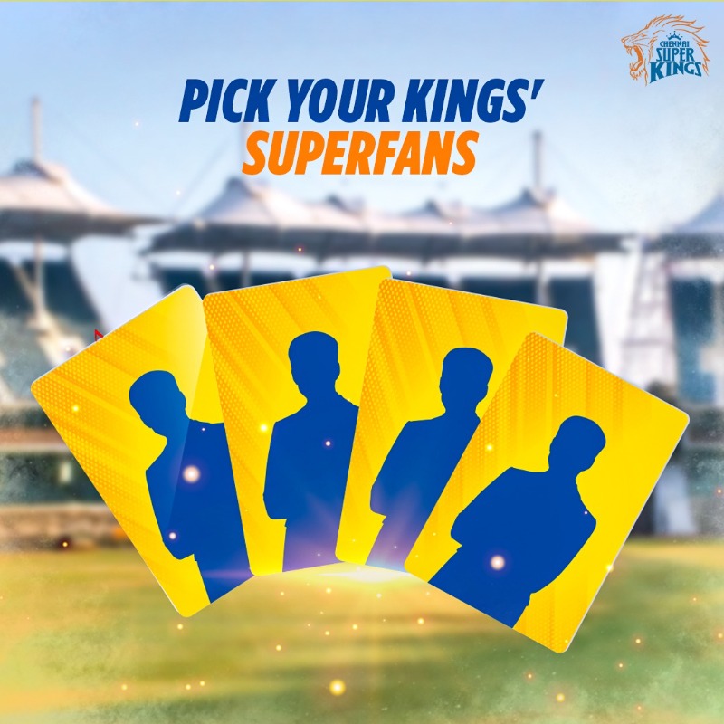 ChennaiIPL's tweet photo. The Retention Tension! Have you got some fav ๐ names in mind?
Click & tell us here who four you ๐
#SuperRetention #WhistlePodu๐ฆ