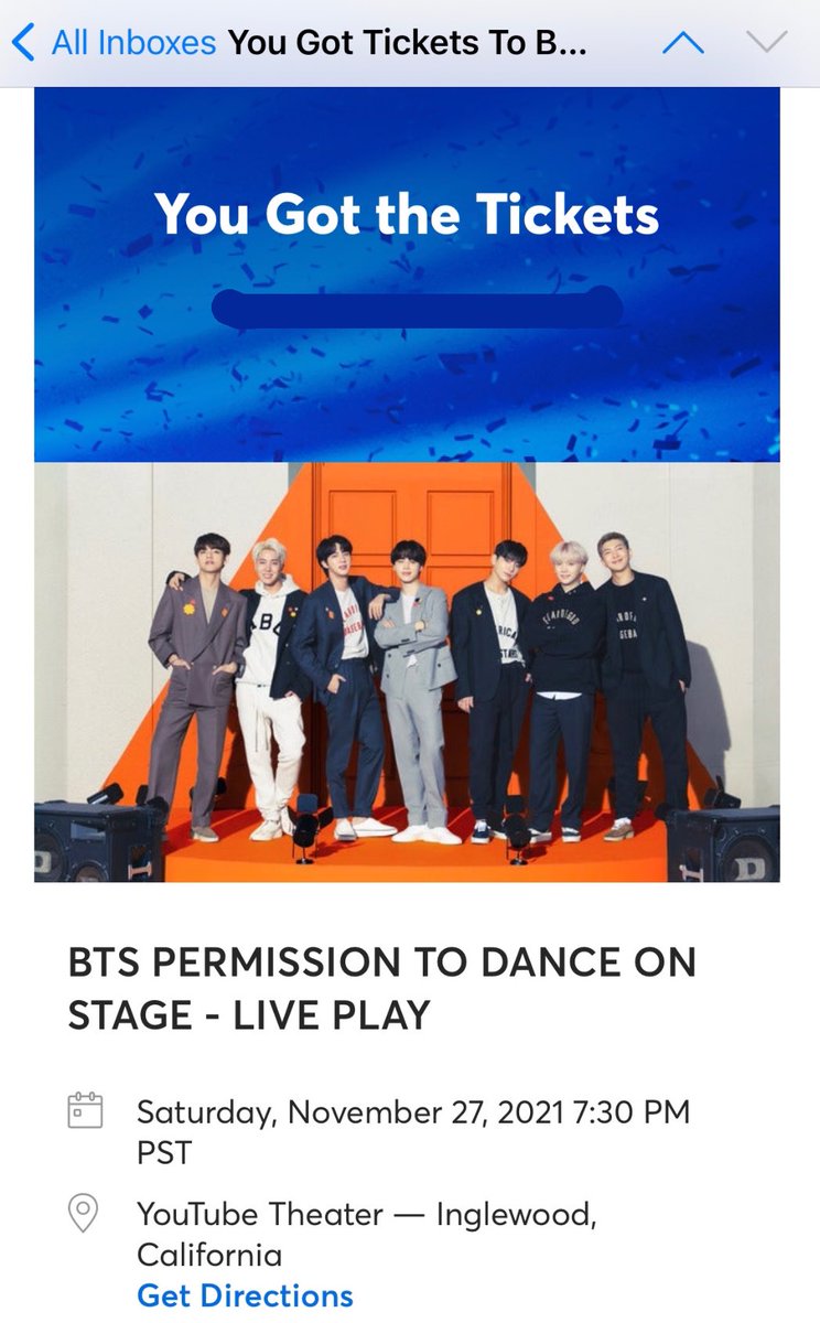minkyungsa's tweet photo. Hi, as I canceled my trip LA. I want to give two tickets BTS PERMISSION TO DANCE ON STAGE - LIVE PLAY, YouTube Theater — Inglewood, California, for FREE,  to ARMY only. Just promise me you'll never sell the tickets again. DM my Instagram asabelliaa if interested #BTSTickets https://t.co/QSelu38OJb